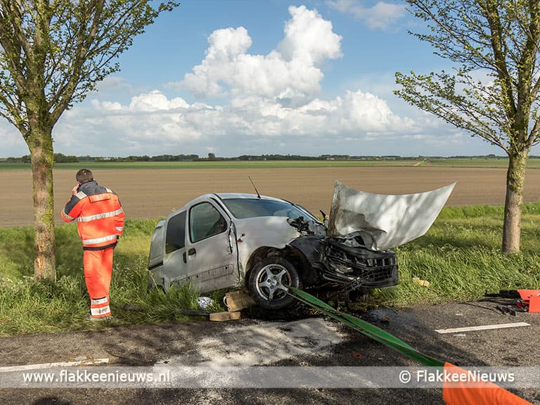 Ernstig ongeval op Oudelandsedijk Nieuwe-Tonge