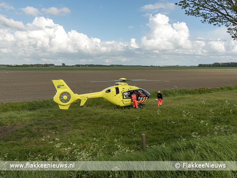 Ernstig ongeval op Oudelandsedijk Nieuwe-Tonge