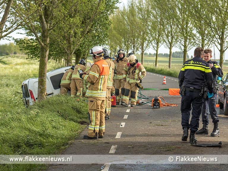 Ernstig ongeval op Oudelandsedijk Nieuwe-Tonge