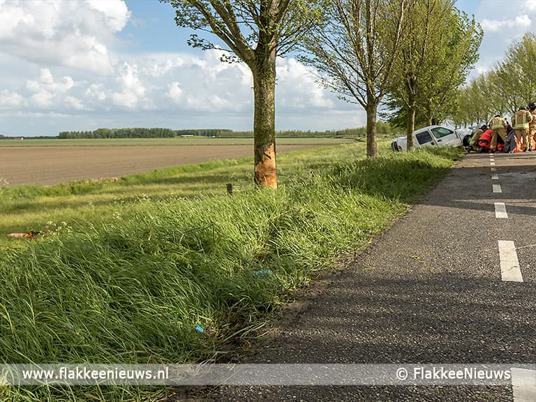 Ernstig ongeval op Oudelandsedijk Nieuwe-Tonge