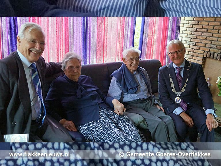 75-jarig huwelijksjubileum in Goedereede