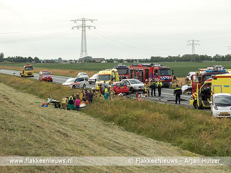 Ernstig ongeval op de N59