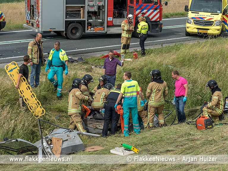 Ernstig ongeval op de N59