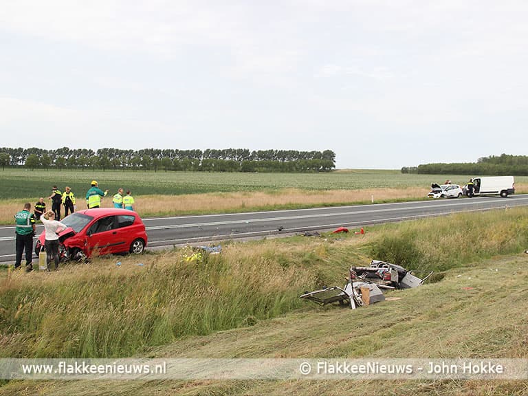 Ernstig ongeval op de N59
