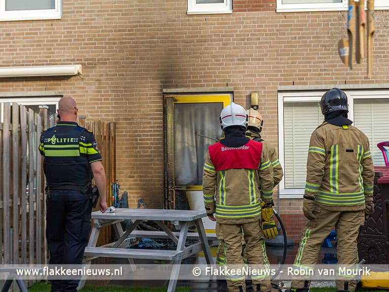 Woningbrand in Middelharnis voorkomen