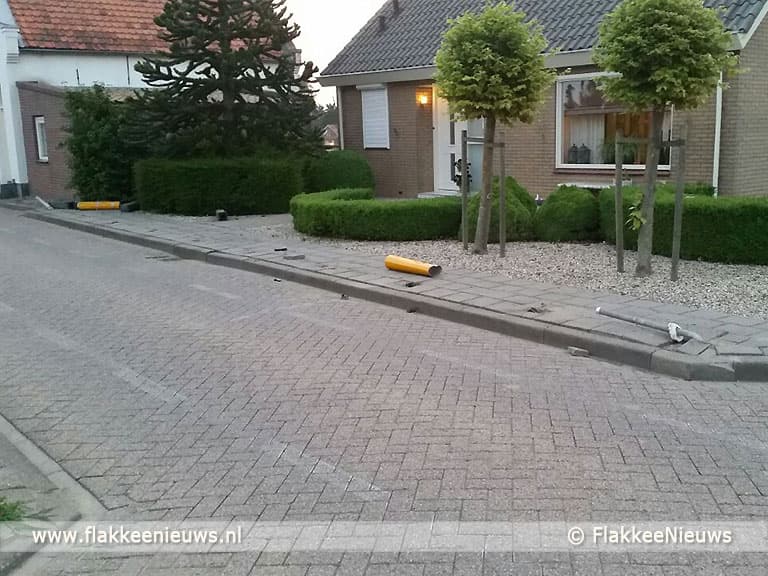 Dronken bestuurder veroorzaakt chaos in Den Bommel