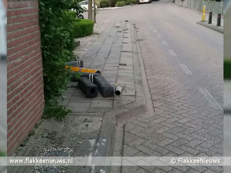Dronken bestuurder veroorzaakt chaos in Den Bommel