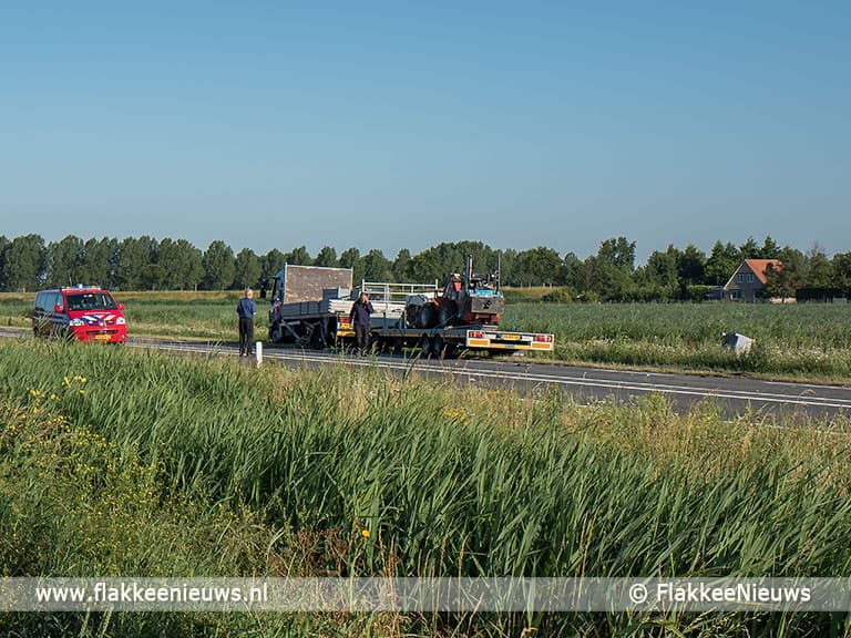 Verkeershinder door ongeval N215