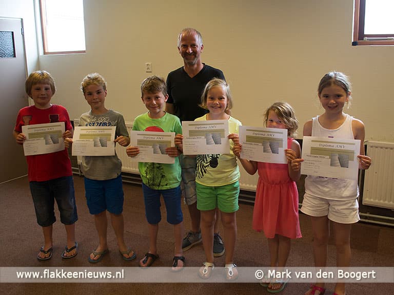 Diploma uitreiking AMV-cursus