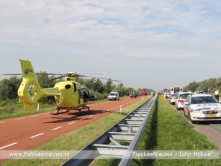 N59 gestremd door ongeval