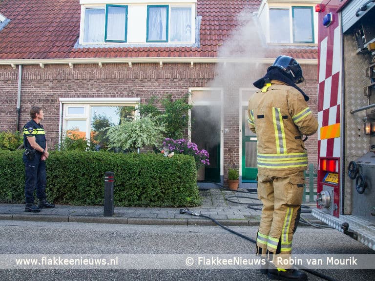 Huisdier overleden bij woningbrand