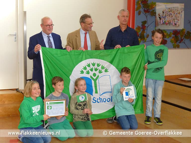 Daltonschool De Vliegers ontvangt Groene Vlag