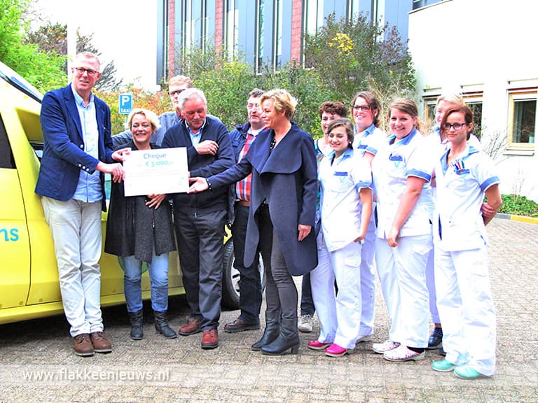 Mooie opbrengst voor Ambulance Wens