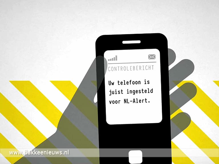 NL-Alert geeft op Goeree-Overflakkee direct informatie bij een noodsituatie