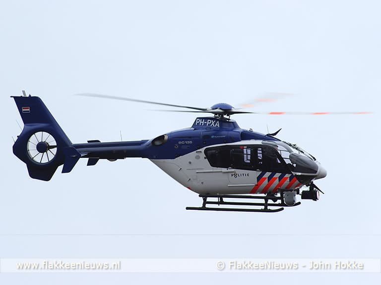 Aanrijding op de N59 nabij Oude-Tonge