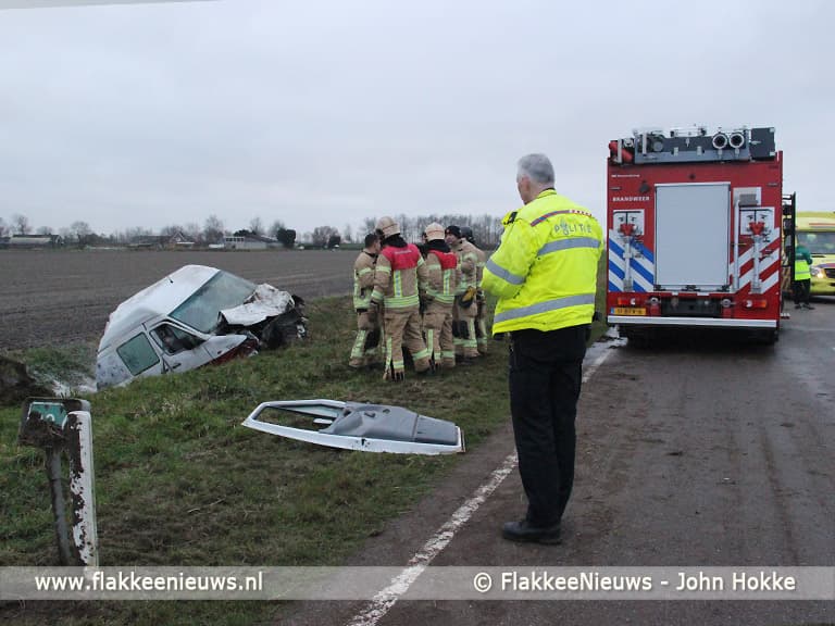Twee gewonden door ongeval nabij de Schaapsweg