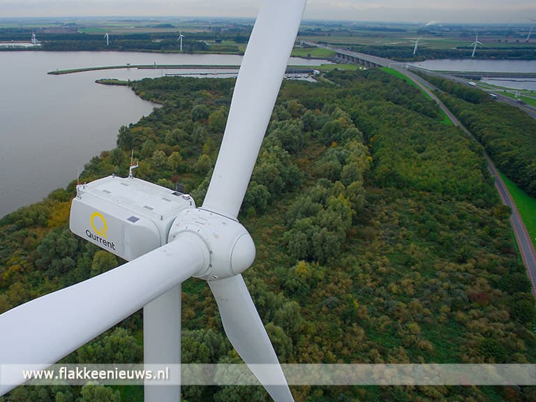 Leden Qurrent nemen windmolens Hellegatsplein in gebruik