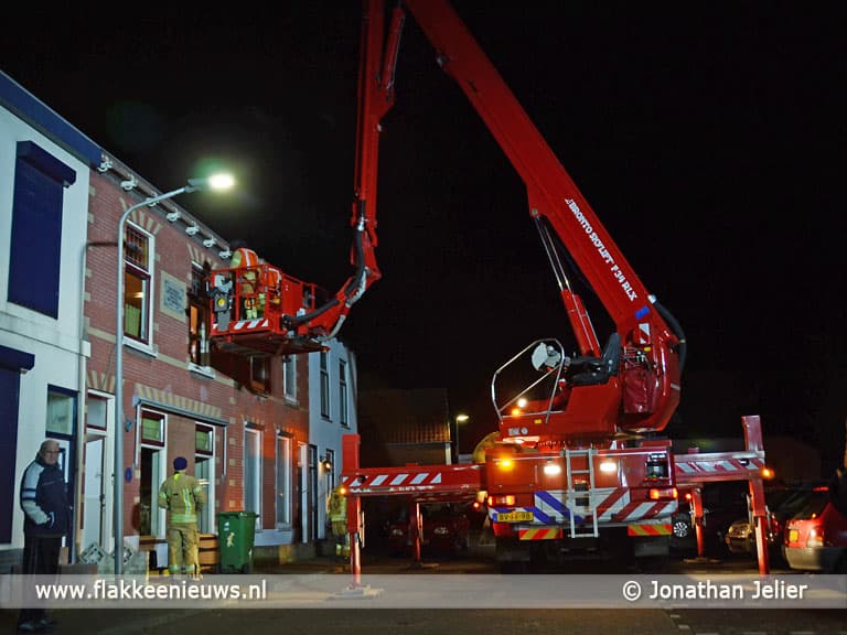 Brandweer helpt collega's