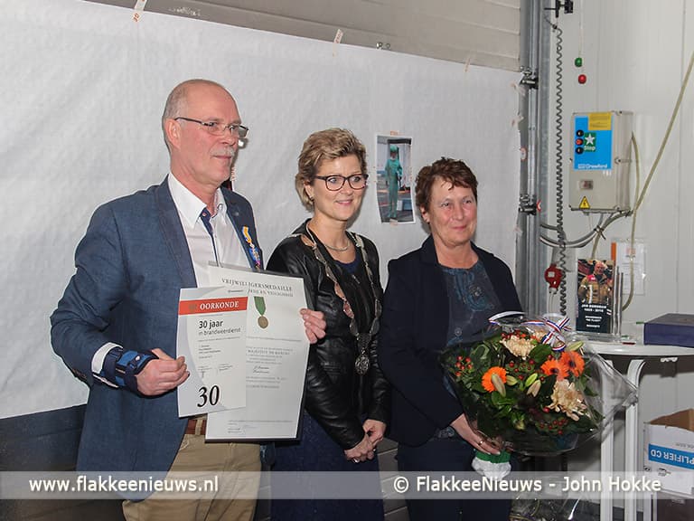Brandweerman Dorsman ontvangt Koninklijke Onderscheiding