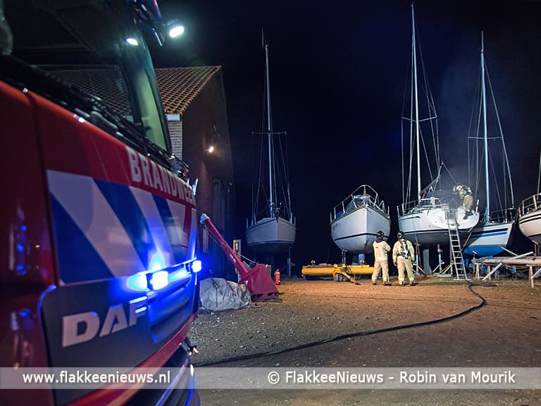 Brand op plezierjacht