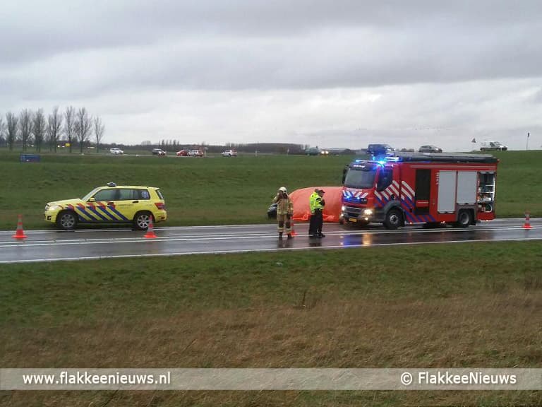 Dodelijk ongeval N59 bij Oude-Tonge