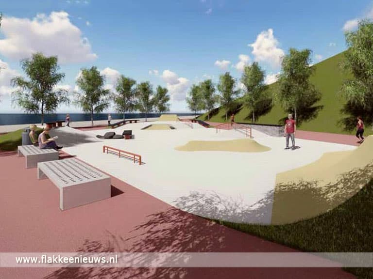 Bouw van skatepark is begonnen