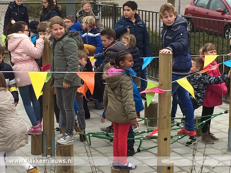 Nieuw schoolplein in Goedereede