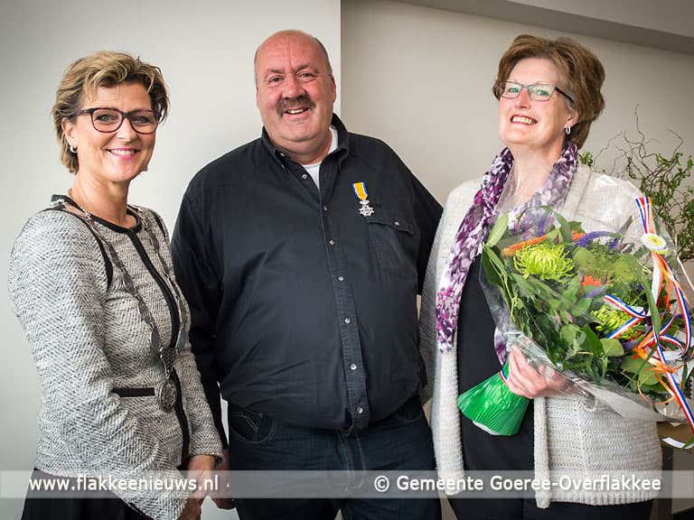 Vijf inwoners van Goeree-Overflakkee Koninklijk onderscheiden