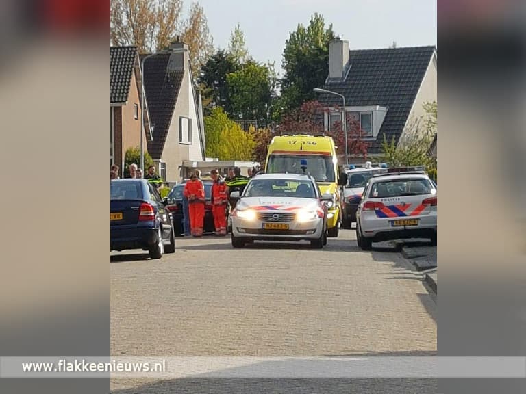 Man valt van hoogte in Oude-Tonge