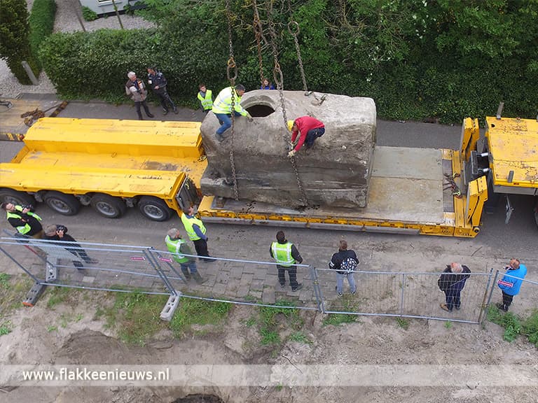 Tobruk bunker geplaatst bij de Bunkerroute