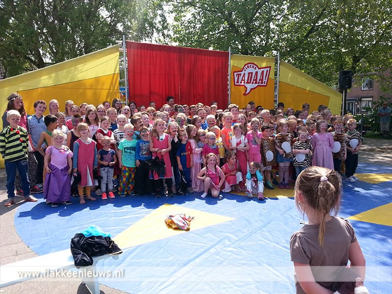 Circusartiest voor een dag in Den Bommel