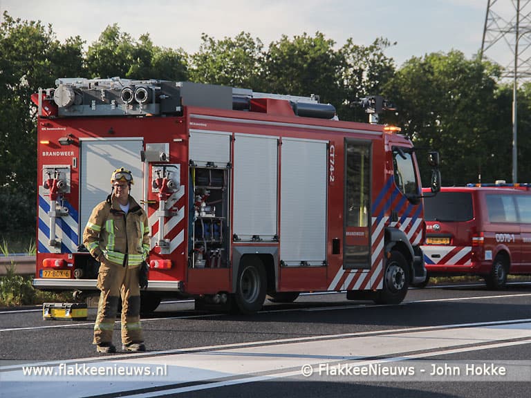 Drie auto's betrokken bij ongeval A29