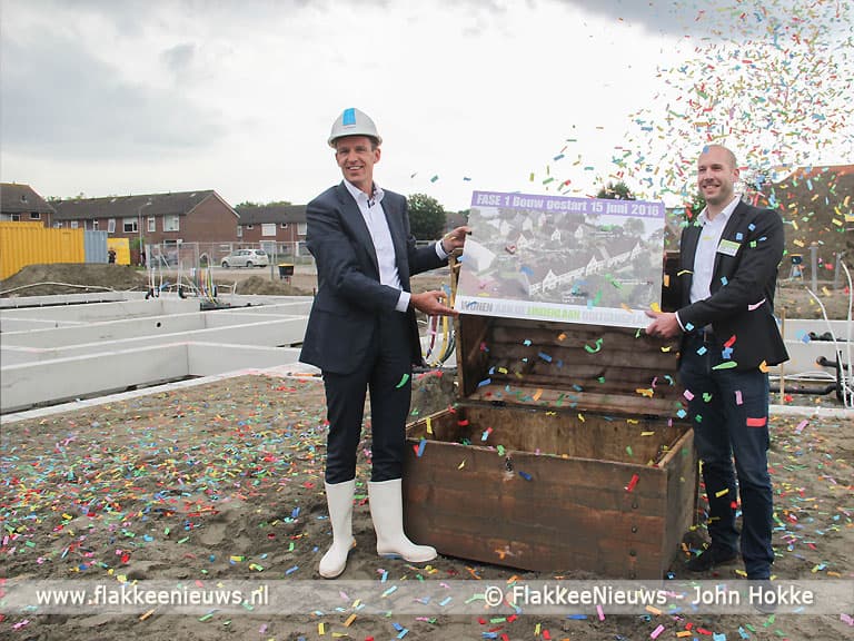 Feestelijke start fase 1 Lindenlaan Ooltgensplaat