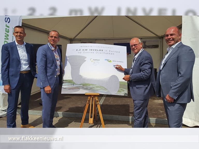 Eerste grote windtoeter van Europa komt op Goeree-Overflakkee