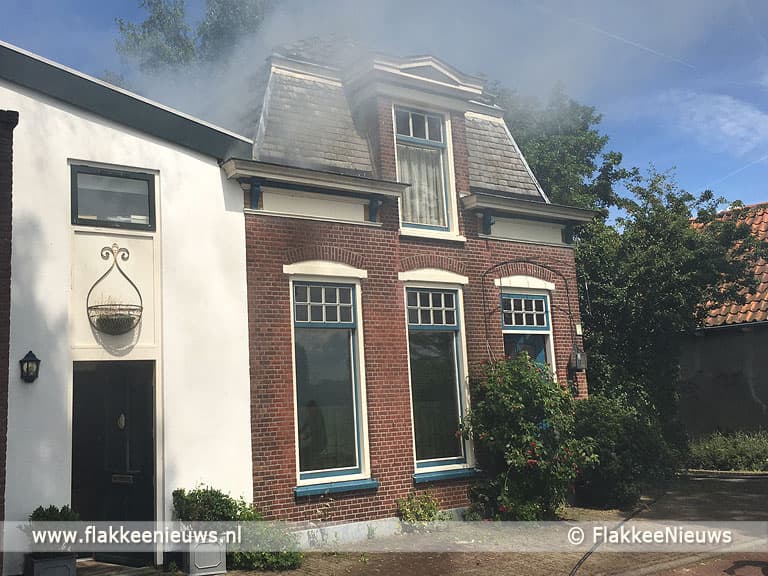 Woningbrand Oostdijk Middelharnis