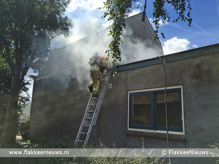 Woningbrand Oostdijk Middelharnis