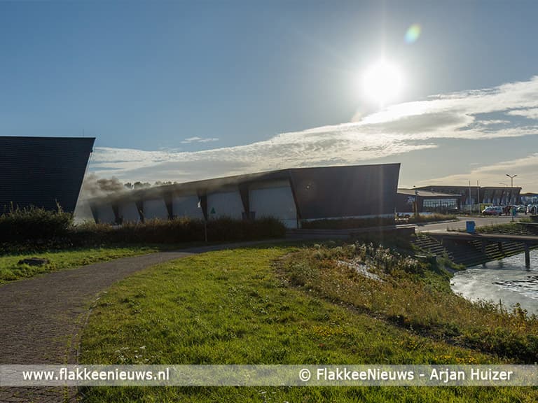 Brand in loods Buitenhaven Stellendam