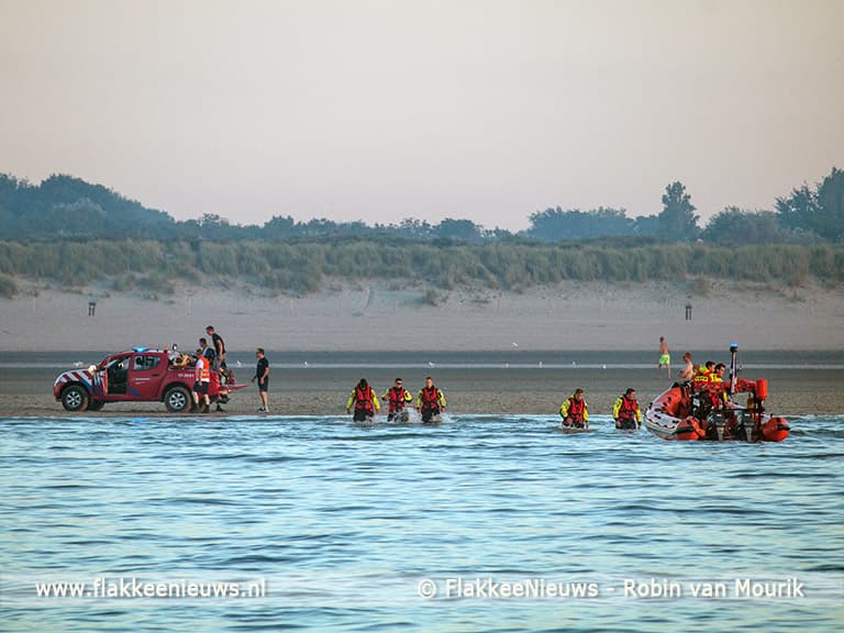 Succesvolle reddingsoefening op Ouddorpse strand