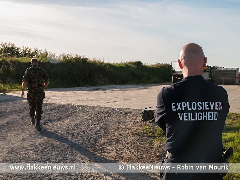 Granaat uit de Tweede Wereldoorlog gevonden