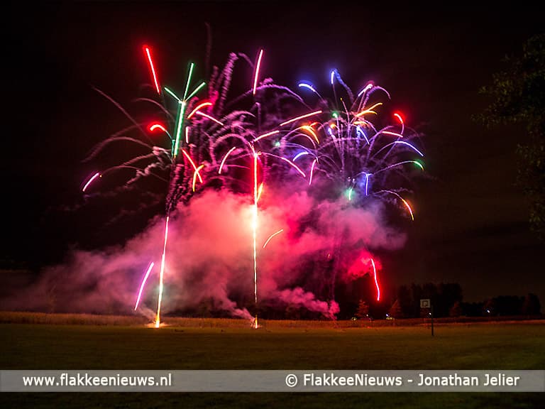 Vuurwerk in Dirksland