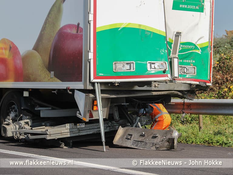 Ernstig ongeval nabij Haringvlietbrug A29
