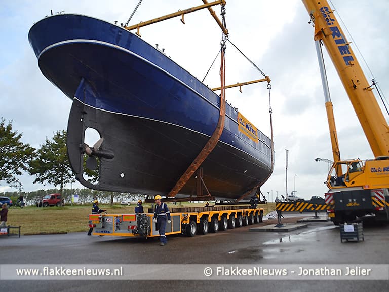 Spectaculair transport in Middelharnis