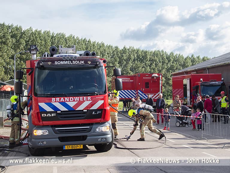 Timmerman vastgeniet bij eilandelijke brandweerwedstrijd