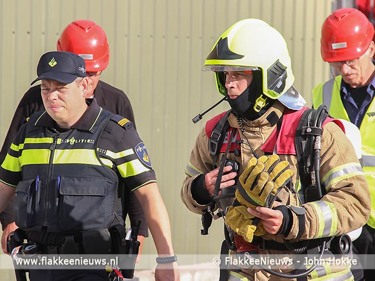 Timmerman vastgeniet bij eilandelijke brandweerwedstrijd