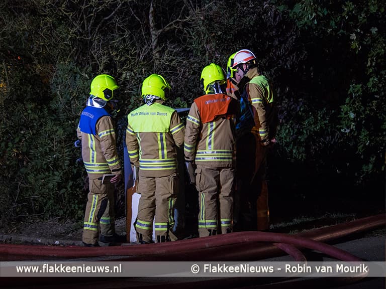 Zeer grote brand in paardenschuur Sommelsdijk