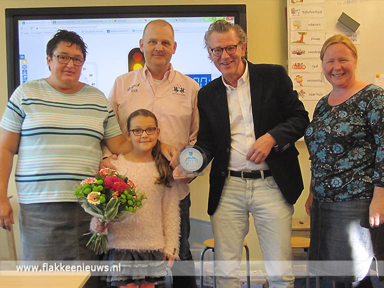 Julia Kastelein uit Sommelsdijk, snelste typer van Nederland