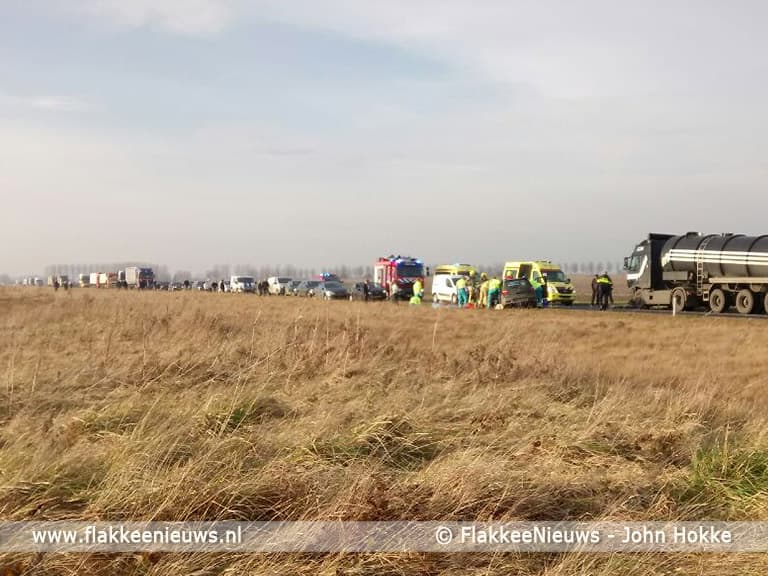 N59 afgesloten door ongeval