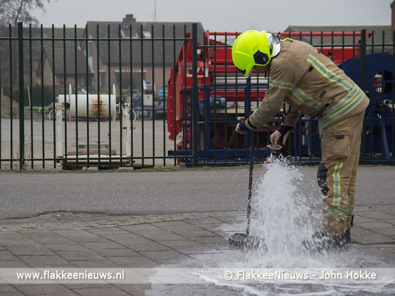 Brand in opslagloods bij Nieuwe-Tonge