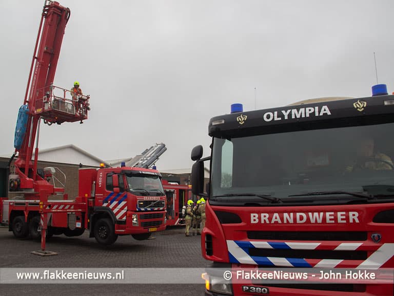 Brand in opslagloods bij Nieuwe-Tonge