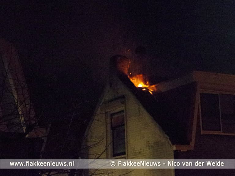 Brand in woning Marietjespad Middelharnis